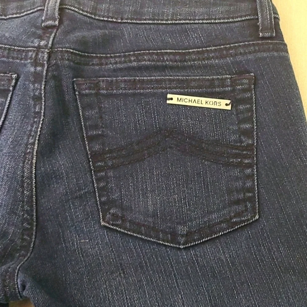 MICHAEL KORS  DARK SKINNY JEANS SZ 2 - Picture 3 of 9
